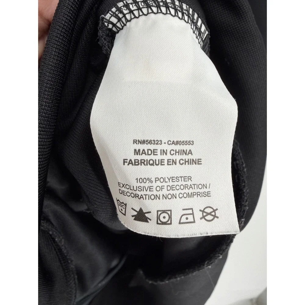 Nike Jordan Jumpman Mens XXL Black Gold Full Zip Track Jacket Logo Tape Athletic
